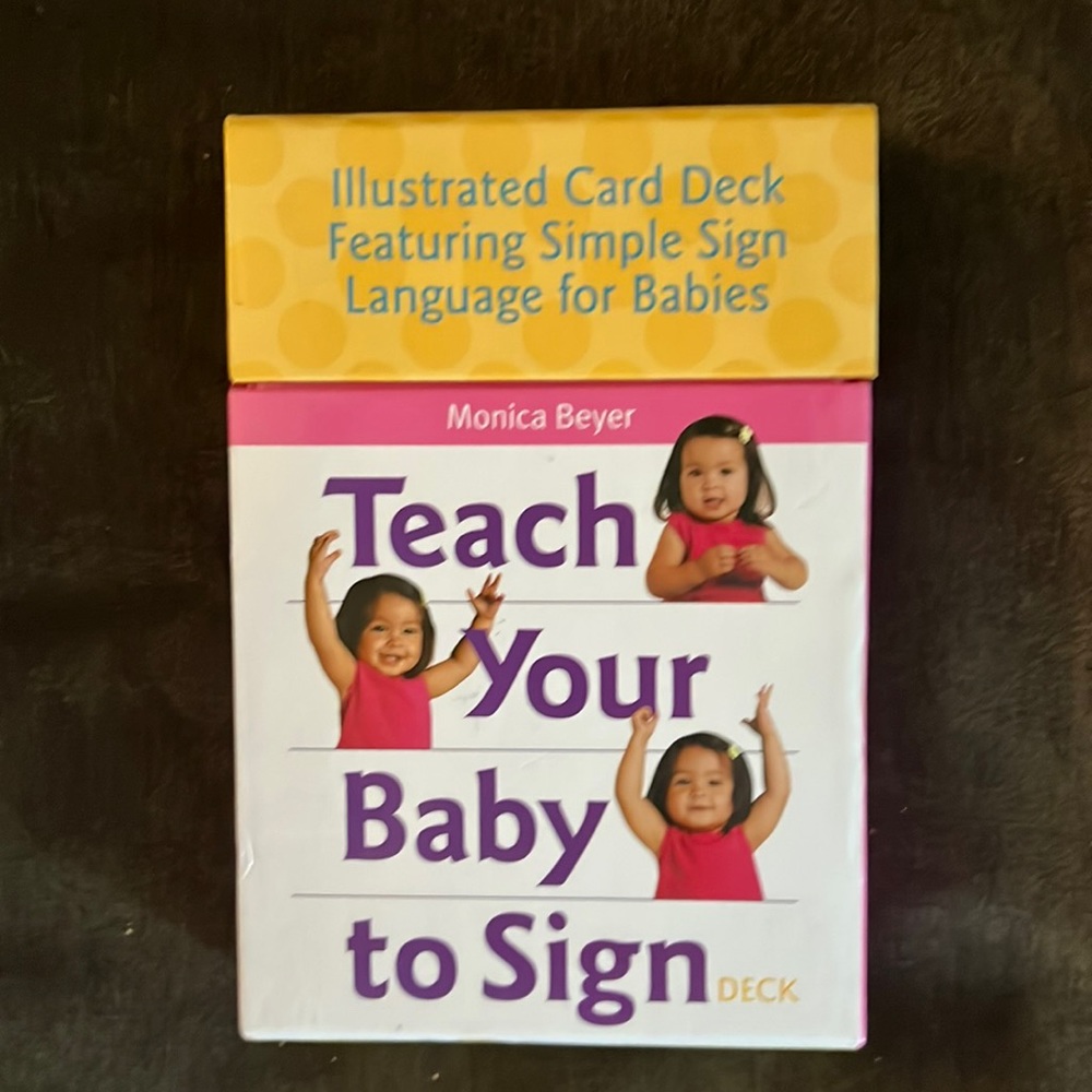 Baby sign language cards